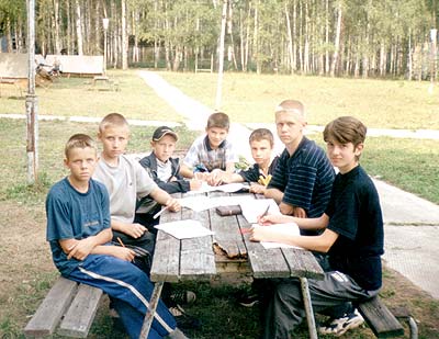 Ульяновск 2002. Детский христианский лагерь