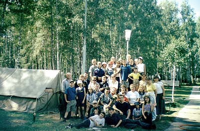 Ульяновск 2002. Детский христианский лагерь